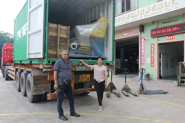 金铸机械远销南亚！印度客户一次订购5台抛光设备
